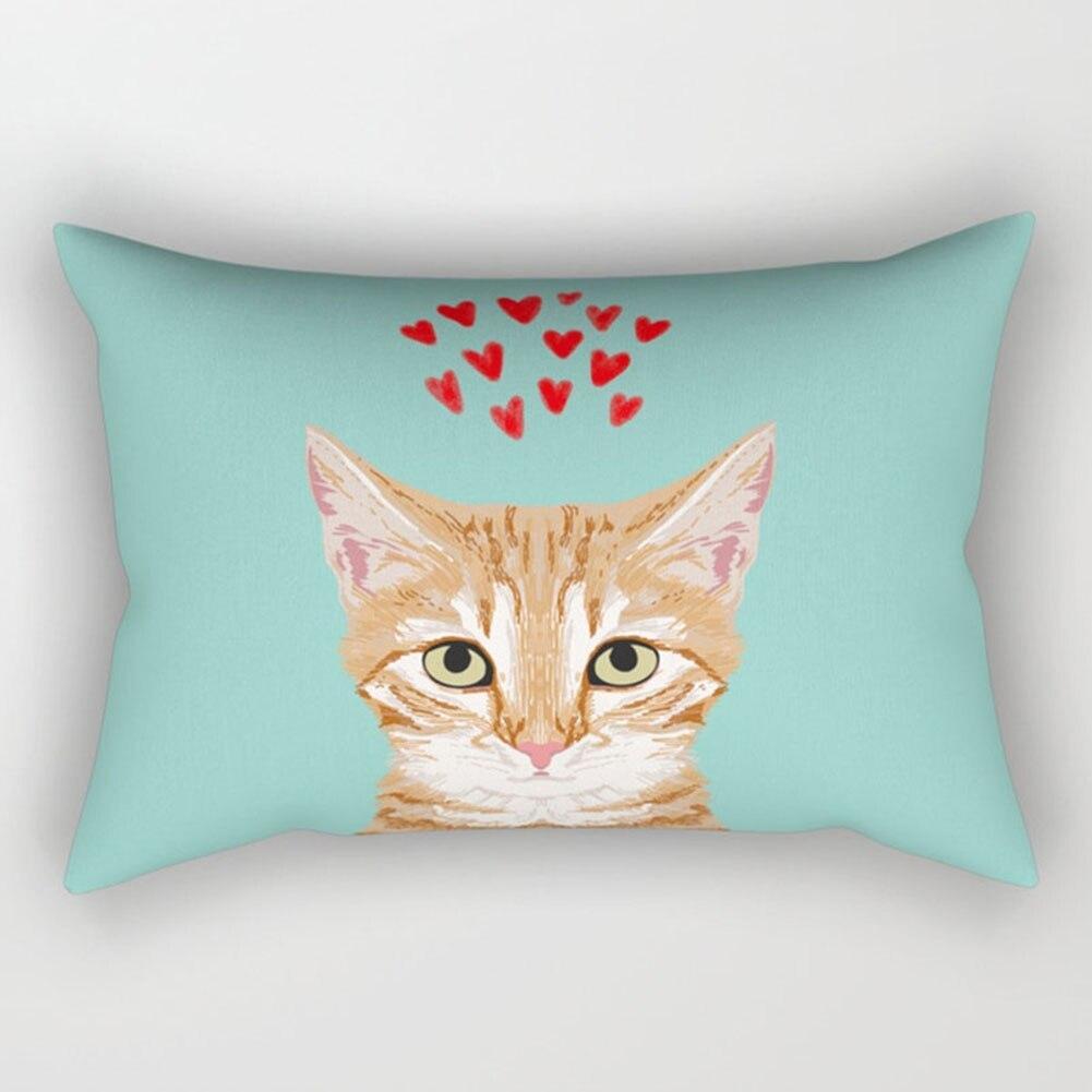 HKM-328531 Super Soft Printed Cushion Cover, Brushed Cloth and Imitation Linen, 30x50cm Pillowcase