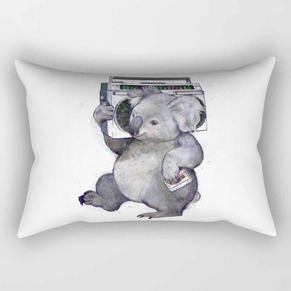 HKM-328531 Super Soft Printed Cushion Cover, Brushed Cloth and Imitation Linen, 30x50cm Pillowcase
