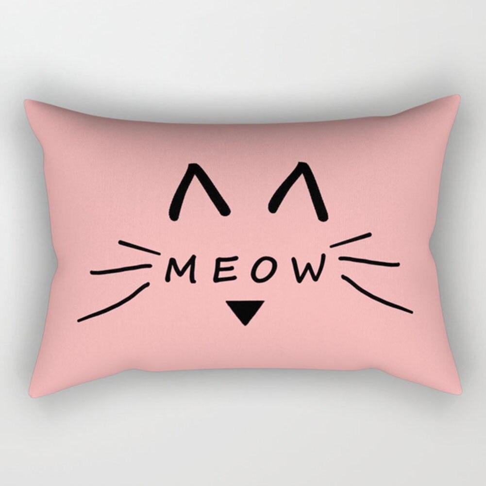 HKM-328531 Super Soft Printed Cushion Cover, Brushed Cloth and Imitation Linen, 30x50cm Pillowcase