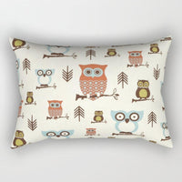 HKM-328531 Super Soft Printed Cushion Cover, Brushed Cloth and Imitation Linen, 30x50cm Pillowcase