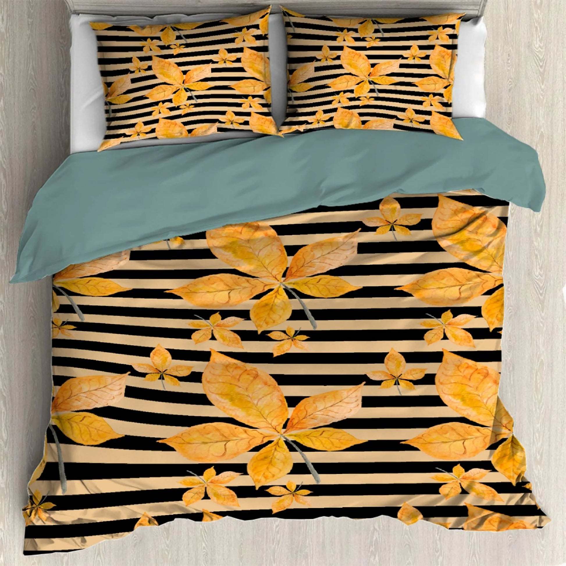 HKM-328787 Three-Piece 3D Digital Printed Bed Sheet Set for 2.2 m Beds with Duvet Cover and Pillowcases