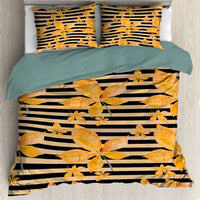 HKM-328787 Three-Piece 3D Digital Printed Bed Sheet Set for 2.2 m Beds with Duvet Cover and Pillowcases
