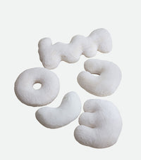 HKM-328915 Nordic Style Plush Rabbit Velvet Decorative Pillow - Various Shapes and Sizes