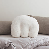 HKM-328915 Nordic Style Plush Rabbit Velvet Decorative Pillow - Various Shapes and Sizes