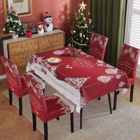 HKM-328915 Waterproof and Oil-Proof Christmas Tablecloth in Various Festive Designs and Sizes