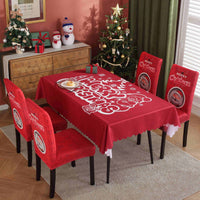 HKM-328915 Waterproof and Oil-Proof Christmas Tablecloth in Various Festive Designs and Sizes