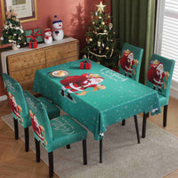 HKM-328915 Waterproof and Oil-Proof Christmas Tablecloth in Various Festive Designs and Sizes