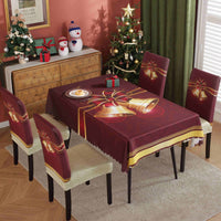 HKM-328915 Waterproof and Oil-Proof Christmas Tablecloth in Various Festive Designs and Sizes