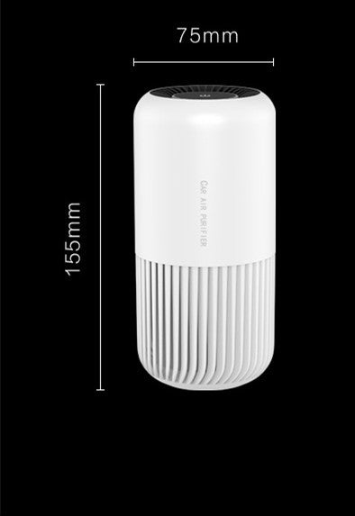 HKM-328979 Compact Car Air Purifier with USB and Type C Interface, Hypa Filter & UV Germicidal Technology