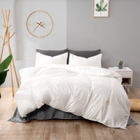 HKM-329555 Bedding Set with Duvet Cover, Flat Sheet, and Pillowcases in Multiple Sizes