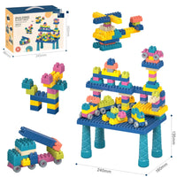 HKM-329619 Colorful Building Block Set for Creative Assembly and Educational Play - Various Modeling Options for Kids
