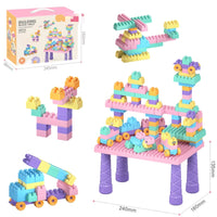 HKM-329619 Colorful Building Block Set for Creative Assembly and Educational Play - Various Modeling Options for Kids
