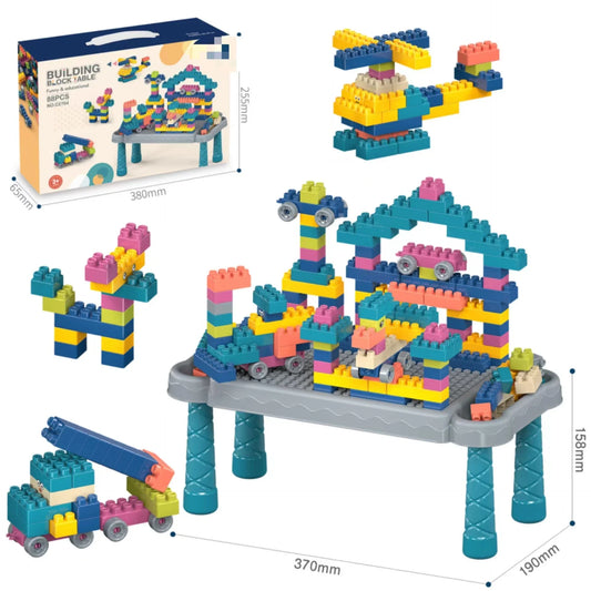 KTX-329619 Colorful Building Block Set for Creative Assembly and Educational Play - Various Modeling Options for Kids