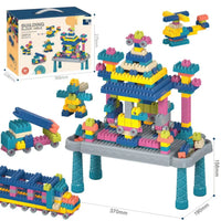 HKM-329619 Colorful Building Block Set for Creative Assembly and Educational Play - Various Modeling Options for Kids