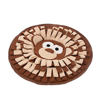 HKM-329619 Interactive Snuffle Mat for Dogs and Cats - Encourages Natural Foraging Skills and Reduces Stress, 50 x 50cm
