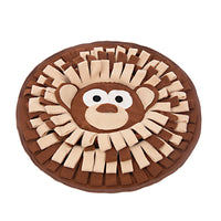 HKM-329619 Interactive Snuffle Mat for Dogs and Cats - Encourages Natural Foraging Skills and Reduces Stress, 50 x 50cm