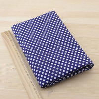HKM-329683 Navy Blue 100% Cotton Fabric - Versatile Lightweight Material for Clothing and DIY Projects
