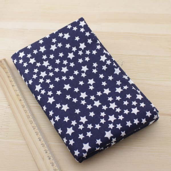 HKM-329683 Navy Blue 100% Cotton Fabric - Versatile Lightweight Material for Clothing and DIY Projects