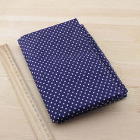 HKM-329683 Navy Blue 100% Cotton Fabric - Versatile Lightweight Material for Clothing and DIY Projects
