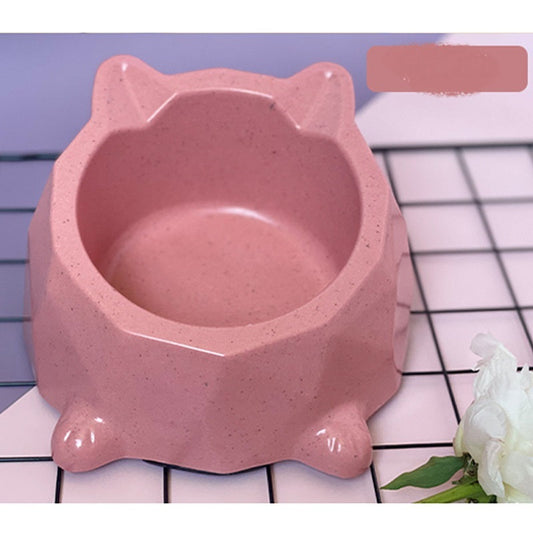 HKM-329811 Bamboo Fiber Cat Tray with Anti-Slip Rubber Sole for Cervical Spine Protection