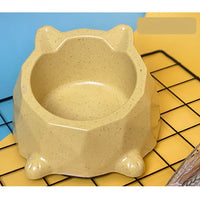 HKM-329811 Bamboo Fiber Cat Tray with Anti-Slip Rubber Sole for Cervical Spine Protection