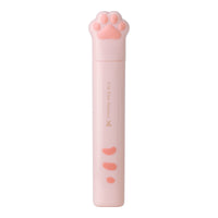 HKM-329811 Cute Cat Paw Mini Stainless Steel Folding Scissors - Portable Craft Safety Scissors in Pink, White, Black, and Blue