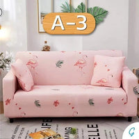HKM-330003 Printed Polyester and Spandex Sofa Cover - Reactive Dye, Fade Resistant