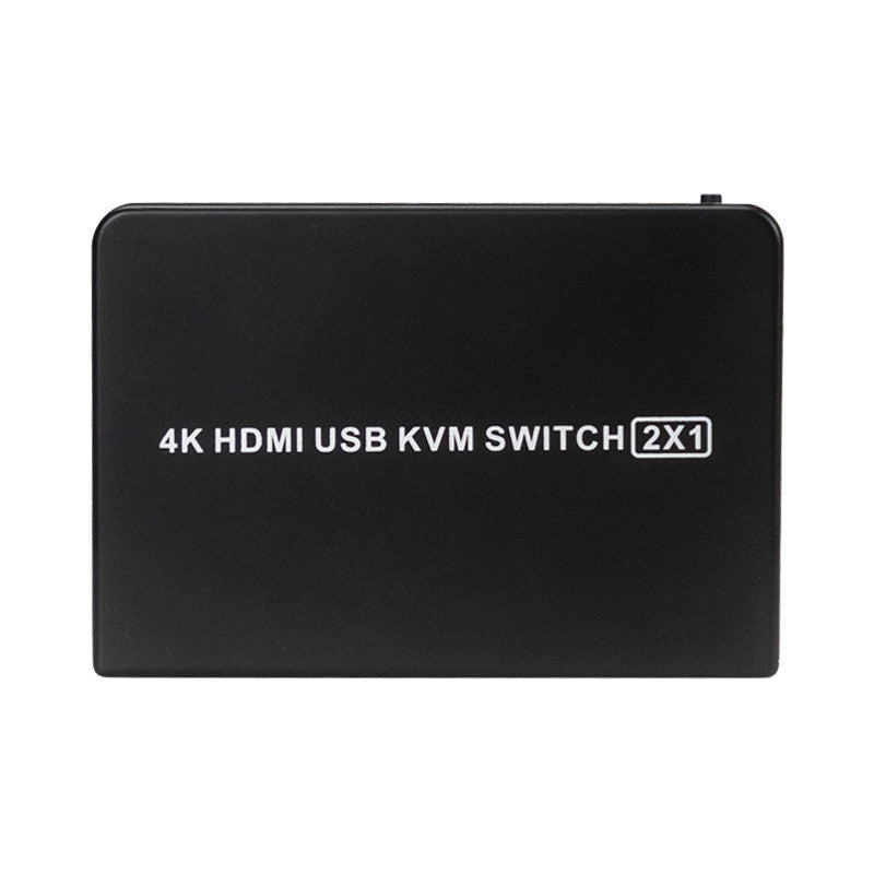 HKM-330131 4K HDMI Splitter with 2 Inputs and 1 Output, 4096x2160p Resolution, Compact Size 100x70x30mm