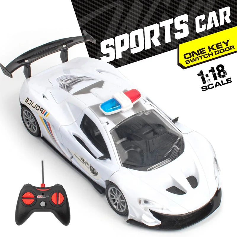 HKM-330195 1/18 Scale Mini Remote Control Sport Car, Indoor-Outdoor Racing Vehicle for Ages 5 and Up