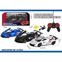 HKM-330195 1/18 Scale Mini Remote Control Sport Car, Indoor-Outdoor Racing Vehicle for Ages 5 and Up