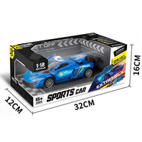 HKM-330195 1/18 Scale Mini Remote Control Sport Car, Indoor-Outdoor Racing Vehicle for Ages 5 and Up