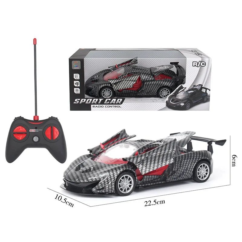 HKM-330195 1/18 Scale Mini Remote Control Sport Car, Indoor-Outdoor Racing Vehicle for Ages 5 and Up