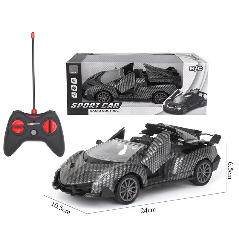 HKM-330195 1/18 Scale Mini Remote Control Sport Car, Indoor-Outdoor Racing Vehicle for Ages 5 and Up