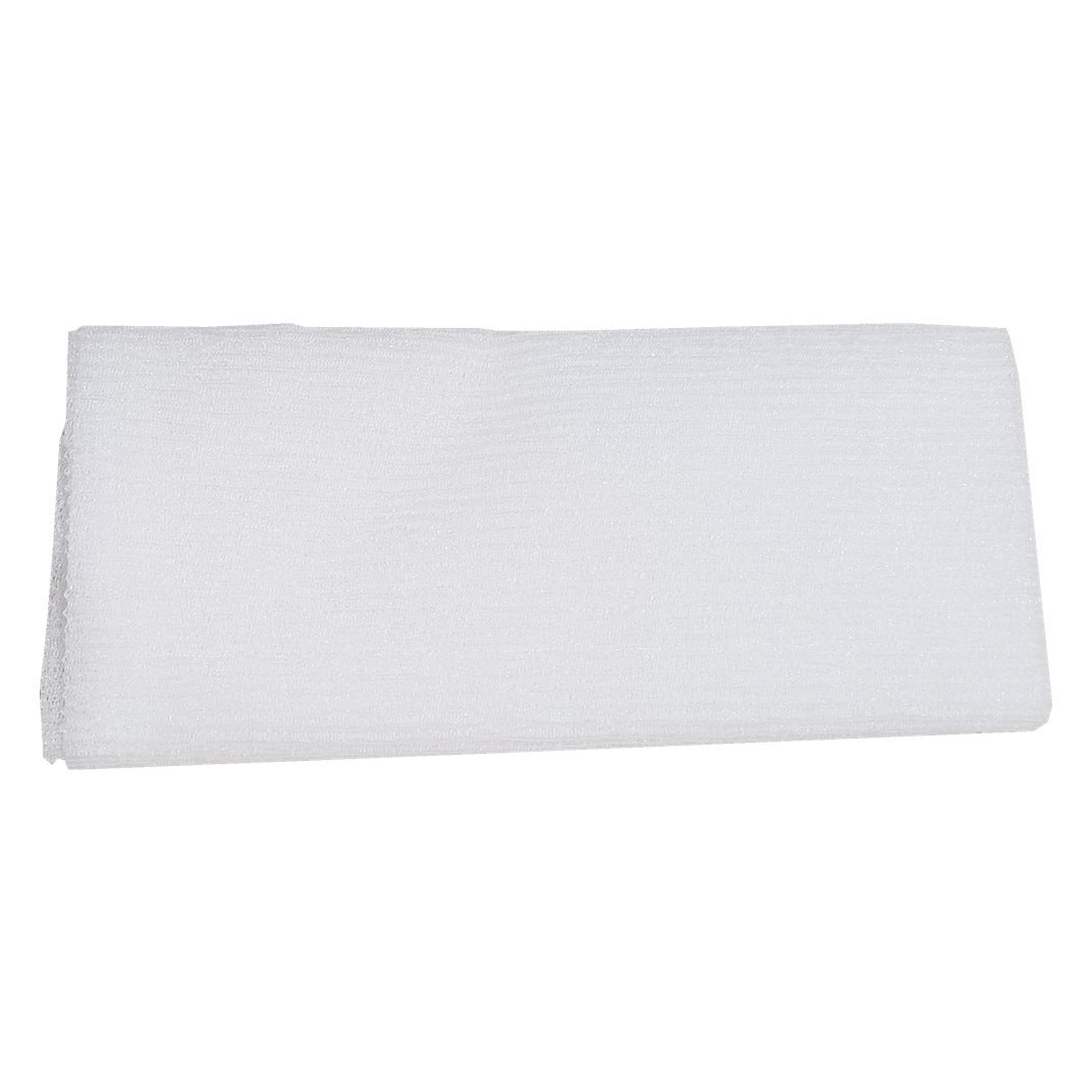 HKM-330195 Exfoliating Bath Towel with Cleaning Brush for Effective Back Scrubbing
