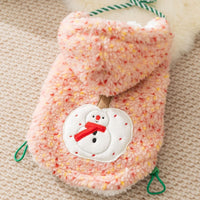 HKM-330259 Korean Style Cute Cartoon Bear Hoodie for Small to Medium Dogs