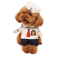 HKM-330451 Sailor Style Fashionable Minimalist Pet Clothing for Cats and Dogs
