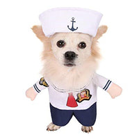 HKM-330451 Sailor Style Fashionable Minimalist Pet Clothing for Cats and Dogs