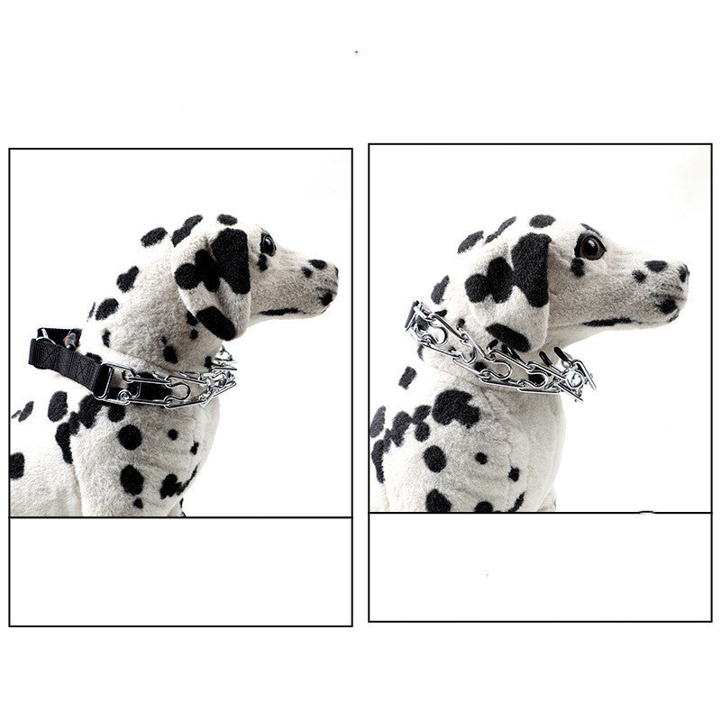 HKM-330643 Dog Training Chain with Zinc Alloy Buckle - Iron Material (2.5mm x 35cm, 3.0mm x 50cm, 3.5mm x 55cm, 4.0mm x 60cm)