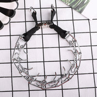 HKM-330643 Dog Training Chain with Zinc Alloy Buckle - Iron Material (2.5mm x 35cm, 3.0mm x 50cm, 3.5mm x 55cm, 4.0mm x 60cm)