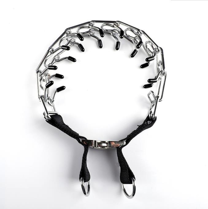 HKM-330643 Dog Training Chain with Zinc Alloy Buckle - Iron Material (2.5mm x 35cm, 3.0mm x 50cm, 3.5mm x 55cm, 4.0mm x 60cm)