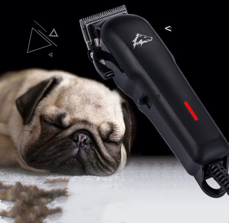HKM-330707 Electric Pet Clipper with Full Grooming Toolkit and Precision Steel Blades