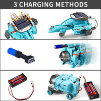 HKM-330771 6 in 1 Solar Power Construction Kit for Kids - Educational DIY Robot Building Set