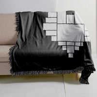 HKM-330771 Heart-Shaped Moon Double-Sided Flannel Blanket - Soft Polyester Fiber for All Seasons, Multiple Sizes Available
