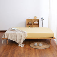 HKM-330771 Pure Cotton Plant Pattern Bedspread Protection Pad - Quilted Mattress Cover