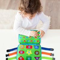 HKM-330899 Owl Plush Toy for Early Education - Color Matching & Buckle Release Activity for 12 Months+