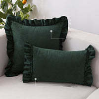 HKM-331155 Suede Small Cushion Pillowcase for Nordic-Style Sofa or Bedside Decor