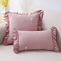 HKM-331155 Suede Small Cushion Pillowcase for Nordic-Style Sofa or Bedside Decor