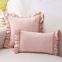 HKM-331155 Suede Small Cushion Pillowcase for Nordic-Style Sofa or Bedside Decor