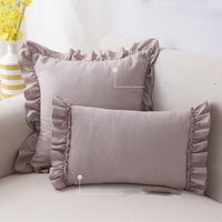 HKM-331155 Suede Small Cushion Pillowcase for Nordic-Style Sofa or Bedside Decor