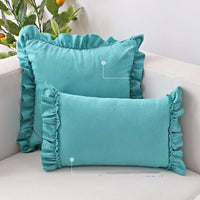 HKM-331155 Suede Small Cushion Pillowcase for Nordic-Style Sofa or Bedside Decor